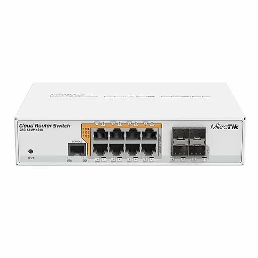Коммутатор MikroTik CRS112-8P-4S-IN фото 1