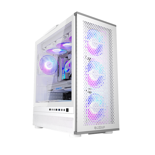 Корпус PCCooler ME200W MESH WH фото 1