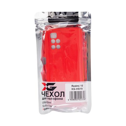Чехол для телефона X-Game XG-HS19 для Redmi 10 Силиконовый Красный Пол. пакет фото 3