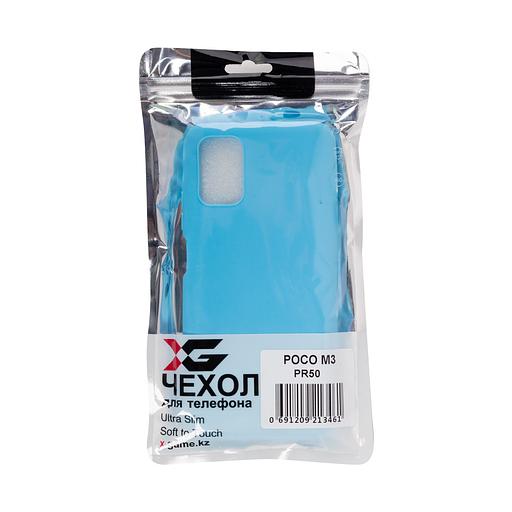 Чехол для телефона X-Game XG-PR50 для POCO M3 TPU Голубой фото 3