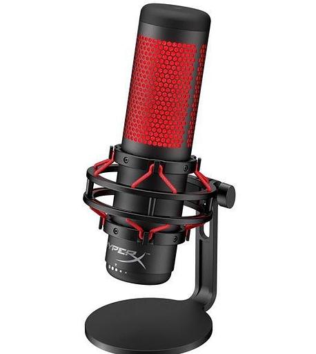 Настольный микрофон HyperX Quadcast (MICQC-BK) на подставке фото 1
