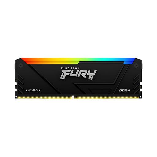 Модуль памяти Kingston FURY Beast Black KF436C18BB2A/16 DDR4 16GB фото 2