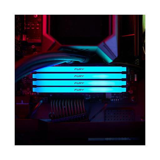 Модуль памяти Kingston FURY Beast Black KF436C18BB2A/16 DDR4 16GB фото 3