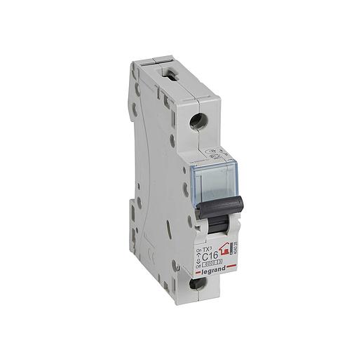 Автоматический выключатель Legrand 404028 1П C16A TX3 6000/6kA 404028 фото 1