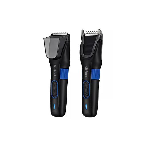 Машинка для стрижки Kitfort КТ-3130-3 черно-синяя фото 2