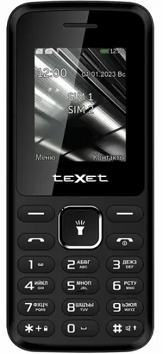 Мобильный телефон Texet TM-118 черный фото 1