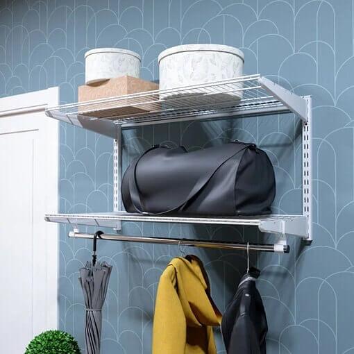 Система хранения «Вешалка в прихожую Титан-GS 900 белая 350» фото 1
