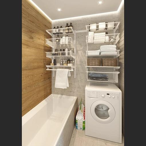 Система хранения «Гардеробная система в ванную комнату» фото 1