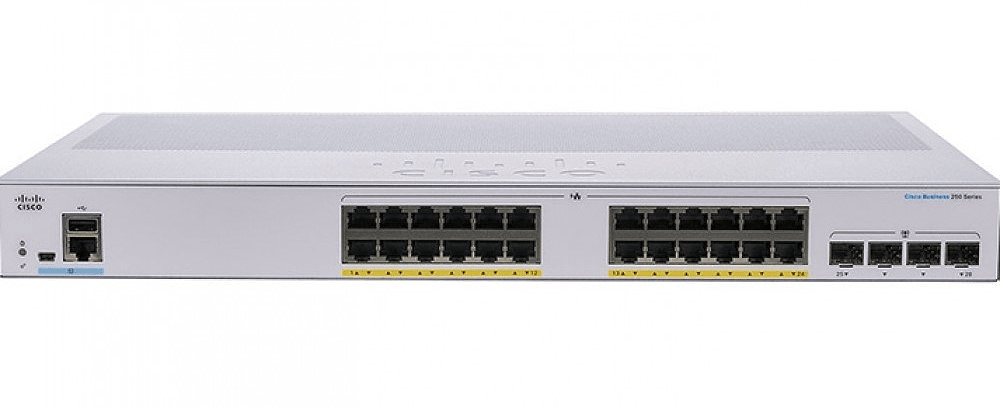 Коммутатор Cisco CBS250-24P-4X (CBS250-24P-4X-EU) фото 1