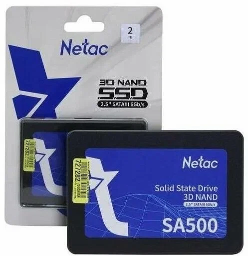 Твердотельный накопитель SSD 2Tb SATA 6 Gb/s Netac NT01SA500-2T0-S3X фото 1