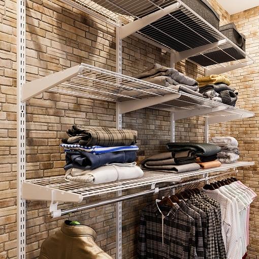 Система хранения «Большая гардеробная система белая 350» фото 1