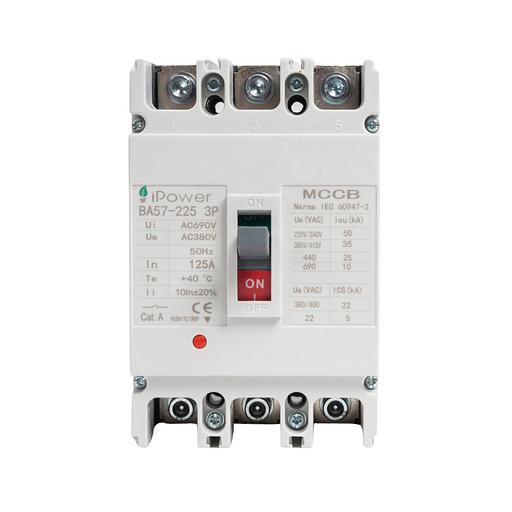 Автоматический выключатель iPower ВА57-225 3P 125A фото 2
