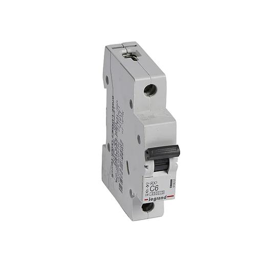 Автоматический выключатель Legrand 419661 1П C 6A RX3 4 5kA фото 1