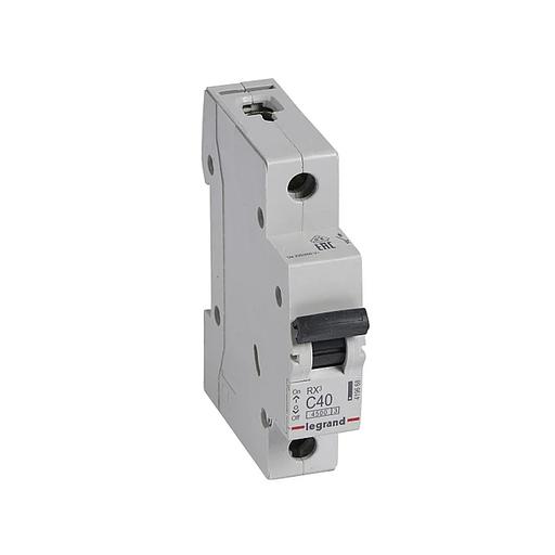 Автоматический выключатель Legrand 419668 1П C 40A RX3 4 5kA фото 1