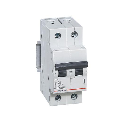 Автоматический выключатель Legrand 419700 2П C 32A RX3 4 5kA фото 1