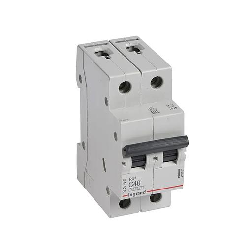 Автоматический выключатель Legrand 419701 2П C 40A RX3 4 5kA фото 1