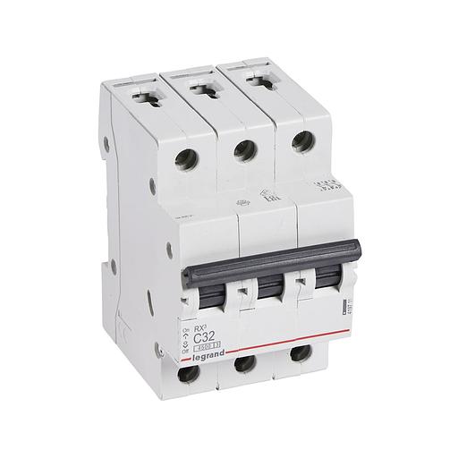 Автоматический выключатель Legrand 419711 3П C 32A RX3 4 5kA фото 1
