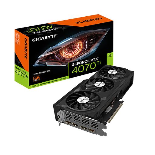 Видеокарта Gigabyte RTX4070Ti WINDFORCE 12G (GV-N407TWF3-12GD) 4719331313968 фото 3