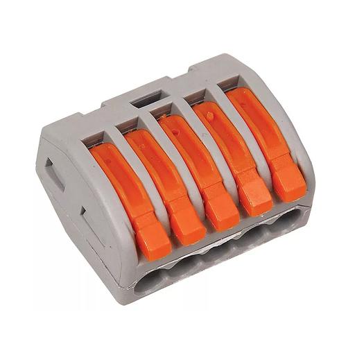 Клемма Deluxe 222-415 (0 08-2 5мм 32А) (50 штук в упаковке) фото 1