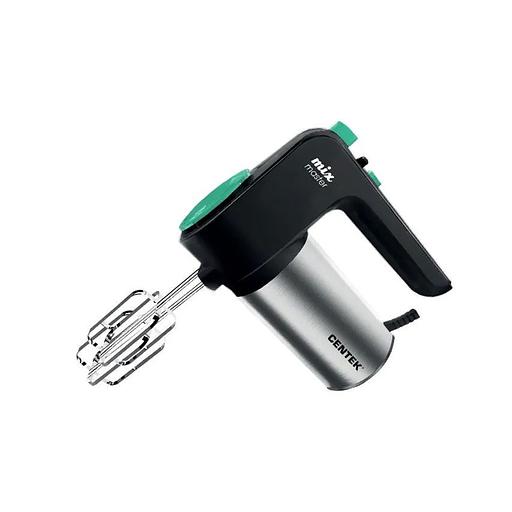 Миксер Centek CT-1123 800W 6 скоростей +турбо Взбивание Замешивание Черный Сталь фото 2