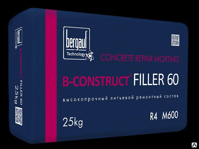 Ремонтная смесь B-Construct Filler 60 ОПТ фото 1