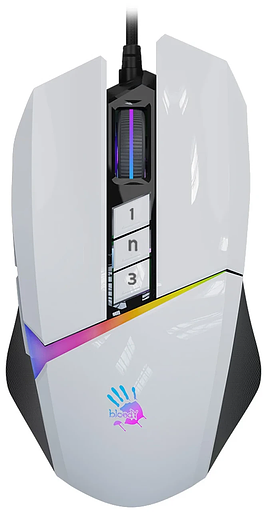 Мышь Bloody W60-Max Panda White оптическая 10000CPI 180 см USB фото 1