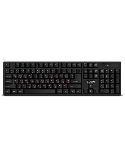 Беспроводная клавиатура SVEN KB-C2100W черный SV-020194 фото 1