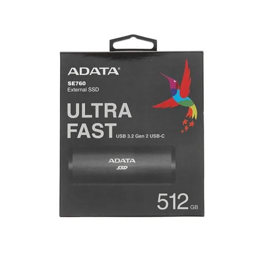 Внешний SSD диск ADATA 512GB SE760 Серый ASE760-512GU32G2-CTI фото 3