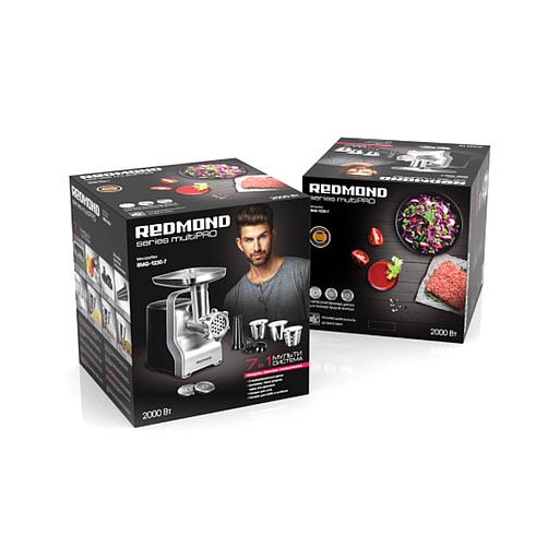 Мясорубка Redmond RMG-1230-7 Черный/серебро фото 3