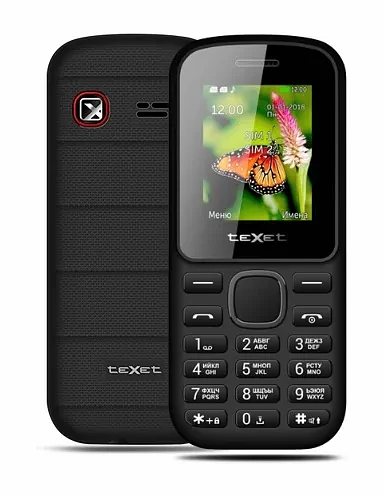 Мобильный телефон Texet TM-130 черно-красный фото 1