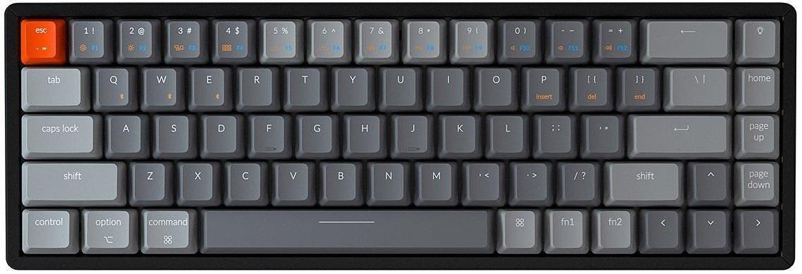 Клавиатура Keychron K6 68 Key Aluminum Frame Hot-Swap RGB Red фото 1