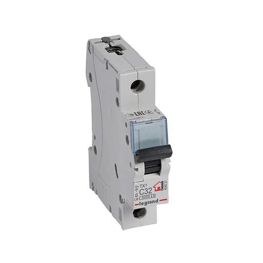 Автоматический выключатель Legrand 404031 1П C32A TX3 6000/6kA фото 1