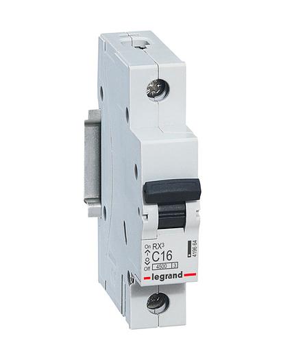 Автоматический выключатель Legrand 419664 Rx3 4 5ka 16а 1п C фото 1