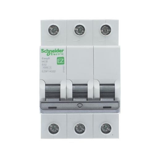 Автоматический выключатель SE EZ9F14332 EASY 9 3П 32A B 4.5кА 400В фото 3
