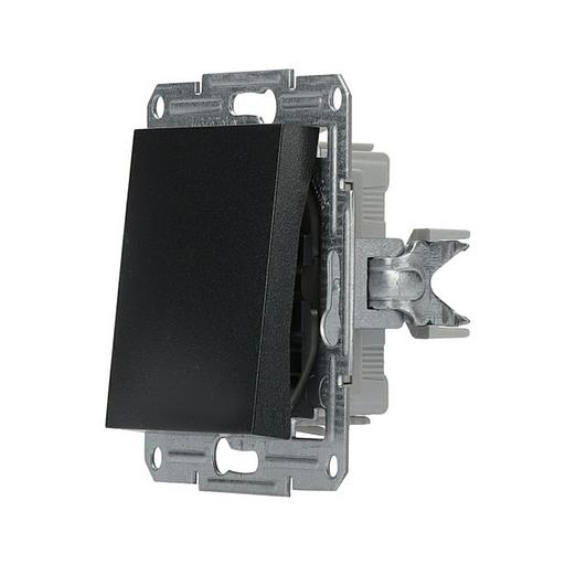 Выключатель одноклавишный SE EPH0100171 Asfora 10AX антрацит фото 2