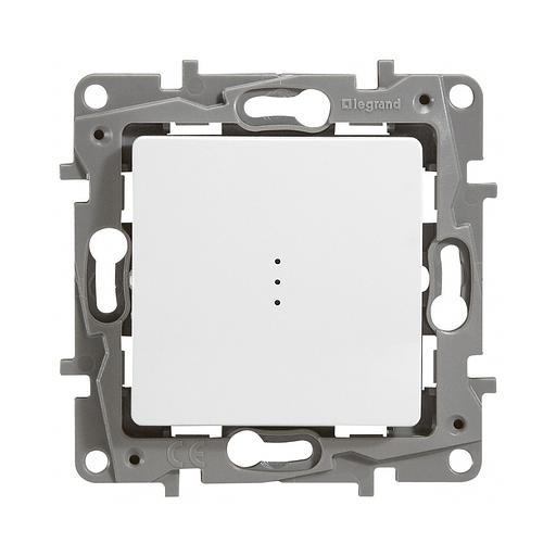 Выключатель/переключатель одноклавишный с подсветкой Legrand Etika 10 A 250 В белый 672215 фото 1