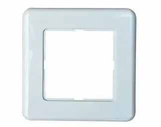Декоративная рамка Commscope AMP DIN outlet 80x80 white EINFACH-RAHMEN 2-964830-1 фото 1