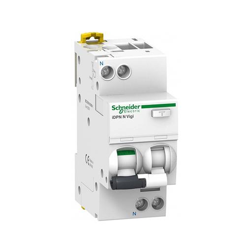 Дифференциальный автоматический выключатель SE A9D31610 iDPN N VIGI 6KA 10A C 30MA AC фото 1