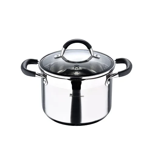 Кастрюля Masterpro Foodies MP BGMP-1505-BK 20x14 cm 4L фото 1
