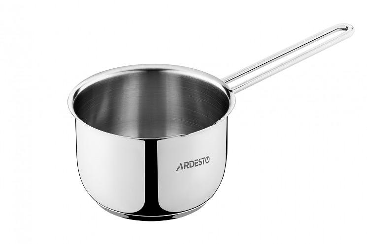 Ковш Ardesto BLACK MARS 1 л нержавеющая сталь AR0710S фото 1