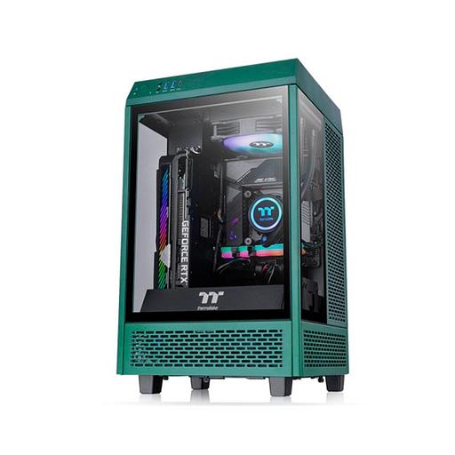Компьютерный корпус Thermaltake The Tower 100 Racing Green без Б/П CA-1R3-00SCWN-00 фото 1