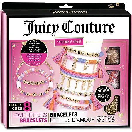 Набор для творчества Make It Real Создание браслетов Juicy Couture Love Letters 4412MR фото 1