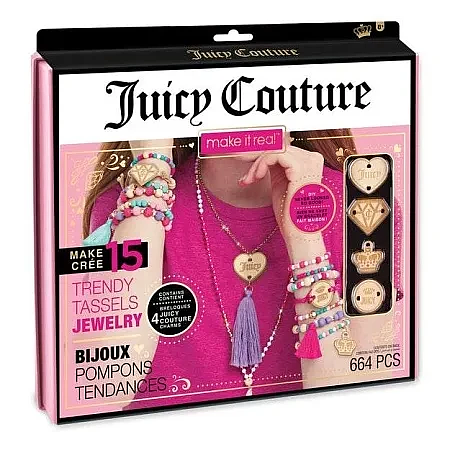 Набор для творчества Make It Real Создание украшений Juicy Couture Trendy Tassels 4415MR фото 1