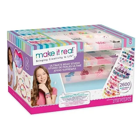Набор для творчества Make It Real Студия бисера Ultimate Bead Studio 1701MR фото 1