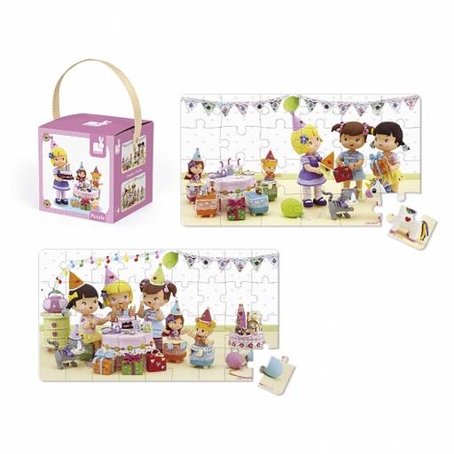 Набор из 2 пазлов Janod Праздник Джульеты J02768 фото 1