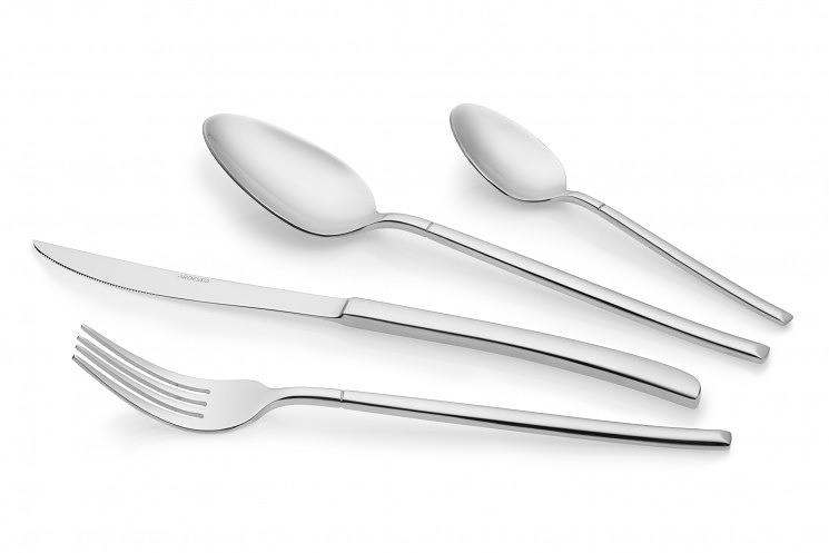 Набор столовых приборов Ardesto Black Mars Monza 24 пр. нержавеющая сталь AR0724MS фото 1