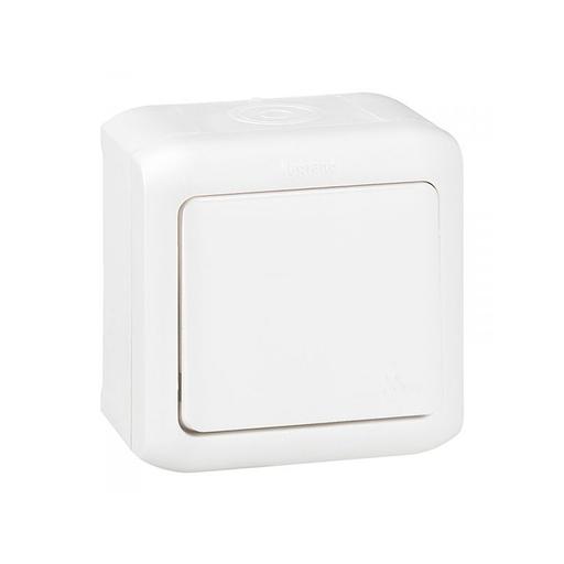 Переключатель на 2 направления Legrand Forix 10A 250В IP44 накладной белый 782363 фото 1