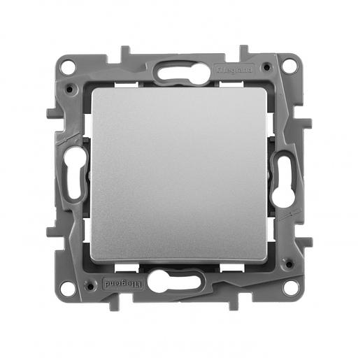 Переключатель одноклавишный Legrand 672405 Etika 10 A 250 В алюминий 672405 фото 1