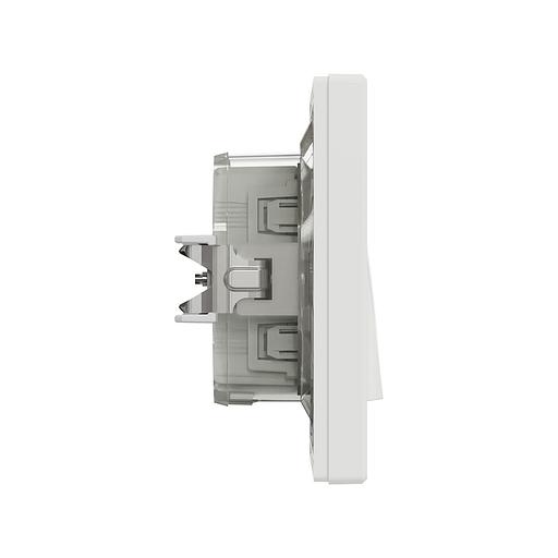 Переключатель одноклавишный SE EPH0400421 Asfora 10AX IP44 сборе быстрозажим. клеммы белый EPH0400421 фото 3