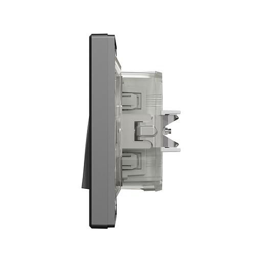 Переключатель одноклавишный SE EPH0400471 Asfora 10AX IP44 в сборе антрацит EPH0400471 фото 2